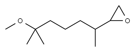 (5-methoxy-1,5-dimethylhexyl)oxirane Structure