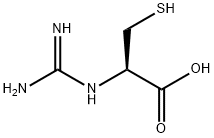 N-アミジノシステイン 化学構造式