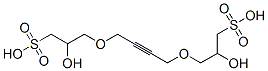 3,3'-[2-butyne-1,4-diylbis(oxy)]bis[2-hydroxypropanesulphonic] acid Structure