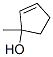 1-methylcyclopent-2-en-1-ol Structure