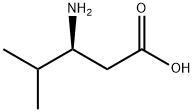 (S)-3-氨基-4-甲基戊酸, 40469-85-0, 结构式