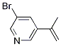 3-溴-5-(1-丙烯-2-基)吡啶 结构式