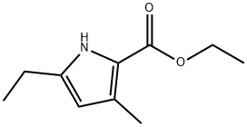 1H-Pyrrole-2-carboxylicacid,5-ethyl-3-methyl-,ethylester(9CI) Structure