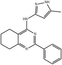 (5-METHYL-1H-PYRAZOL-3-YL)-(2-PHENYLQUINAZOLIN-4-YL)AMINE Structure