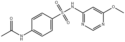 N4-乙酰基磺胺间甲氧嘧啶, 4049-01-8, 结构式