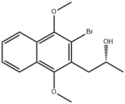 (R)-1-(3-BROMO-1,4-DIMETHOXY-NAPHTHALEN-2-YL)-PROPAN-2-OL Structure