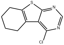4-CHLORO-5,6,7,8-TETRAHYDROBENZO[4,5]THIENO[2,3-D]PYRIMIDINE 化学構造式