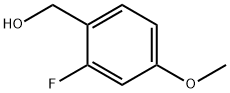 2-フルオロ-4-メトキシベンジルアルコール 化学構造式