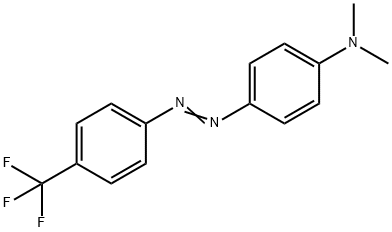 4-(Dimethylamino)-4'-(trifluoromethyl)azobenzene,405-82-3,结构式