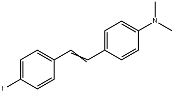 4'-フルオロ-N,N-ジメチルスチルベン-4-アミン 化学構造式