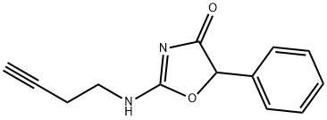 2-(3-Butynylamino)-5-phenyl-2-oxazolin-4-one Structure