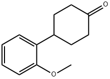 4-(2-METHOXYPHENYL)CYCLOHEXANONE 结构式