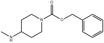 4-METHYLAMINO-PIPERIDINE-1-CARBOXYLIC ACID BENZYL ESTER Structure