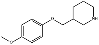 3-(4-METHOXY-PHENOXYMETHYL)-PIPERIDINE Structure