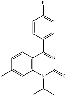 フルプロクァゾン 化学構造式