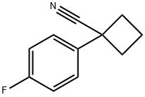 1-(4-氟苯基)环丁烷甲腈,405090-30-4,结构式