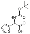 BOC-(S)-2-(2-噻吩基)-甘氨酸, 40512-56-9, 结构式