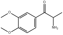 1-Propanone,  2-amino-1-(3,4-dimethoxyphenyl)-,40513-44-8,结构式