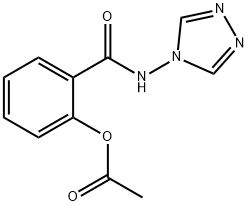 Benzamide, 2-(acetyloxy)-N-4H-1,2,4-triazol-4-yl- (9CI) Structure