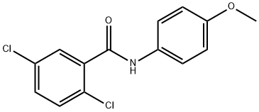 BENZAMIDE, 2,5-DICHLORO-N-(4-METHOXYPHENYL)- Struktur