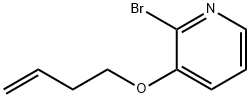 2-Bromo-3-(but-3-enyloxy)pyridine 化学構造式