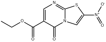 ethyl 8-nitro-2-oxo-7-thia-1,5-diazabicyclo[4.3.0]nona-3,5,8-triene-3- carboxylate 结构式