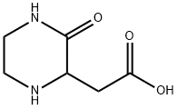 2-(3-氧代哌嗪-2-基)乙酸,405214-33-7,结构式