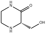 Piperazinone, 3-(hydroxymethyl)-, (3S)- (9CI) Struktur