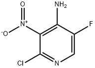 2-CHLORO-5-FLUORO-3-NITRO-4-PYRIDINAMINE, 405230-90-2, 结构式