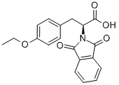 (S)-O-ETHYL-N-PHTHALOXYLTYROSINE 结构式
