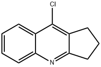 9-氯-2,3-二氢-1H-环戊烷并[B]喹啉 结构式