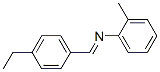 Benzenamine, N-[(4-ethylphenyl)methylene]-2-methyl- (9CI) Struktur