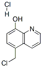 5-(クロロメチル)-8-キノリノール塩酸塩 化学構造式