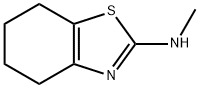 N-メチル-4,5,6,7-テトラヒドロ-1,3-ベンゾチアゾール-2-アミン 化学構造式