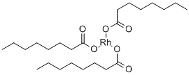 RHODIUM(III)-OCTANOIC ACID 结构式