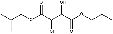 酒石酸ジイソブチル 化学構造式
