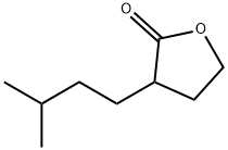 dihydro-3-(3-methylbutyl)furan-2(3H)-one Struktur