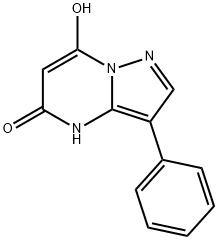 7-hydroxy-3-phenylpyrazolo[1,5-a]pyriMidin-5(4H)-one 结构式