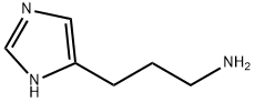 1H-イミダゾール-4-プロパン-1-アミン 化学構造式