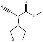 Methyl 2-cyano-2-(3-tetrahydrothienylidene)acetate 化学構造式