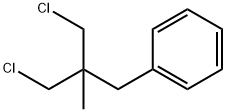 [3-クロロ-2-(クロロメチル)-2-メチルプロピル]ベンゼン 化学構造式
