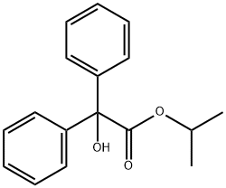 Benzeneacetic acid, a-hydroxy-a-phenyl-, 1-Methylethyl ester Struktur