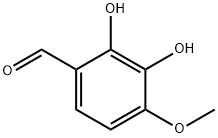 2,3-二羟基-4-甲氧基苯甲醛, 4055-69-0, 结构式