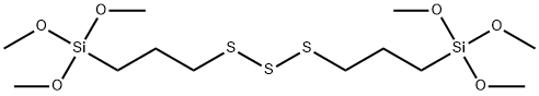 3,3,13,13-tetramethoxy-2,14-dioxa-7,8,9-trithia-3,13-disilapentadecane Structure