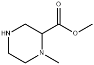 2-Piperazinecarboxylicacid,1-methyl-,methylester(9CI) Structure