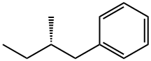 [(S)-2-メチルブチル]ベンゼン 化学構造式
