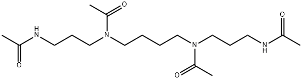 N,N'-(1,4-Butanediyl)bis[N-[3-(acetylamino)propyl]acetamide] Structure