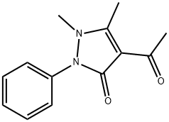 4-Acetylantipyrine Struktur