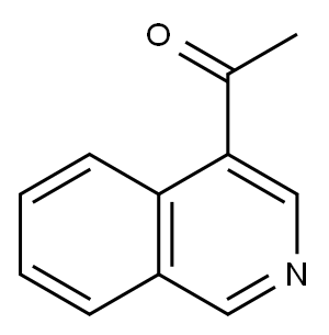 4-アセチルイソキノリン 化学構造式