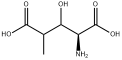 2-Amino-3-hydroxy-4-methylpentanedioic acid Structure